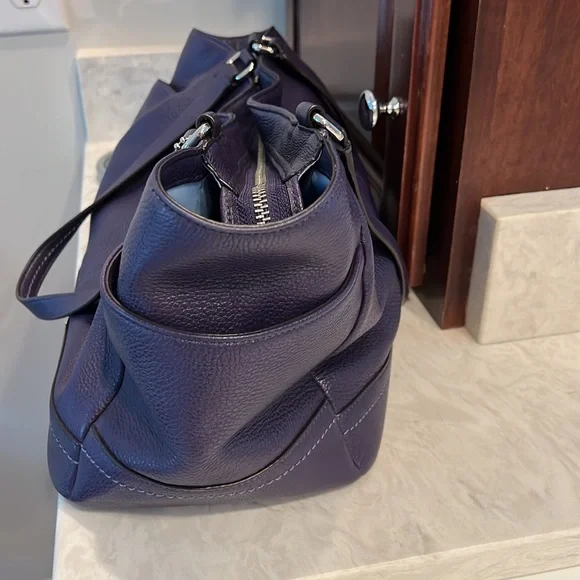 Coach Purple/blue tote - Picture 6 of 12